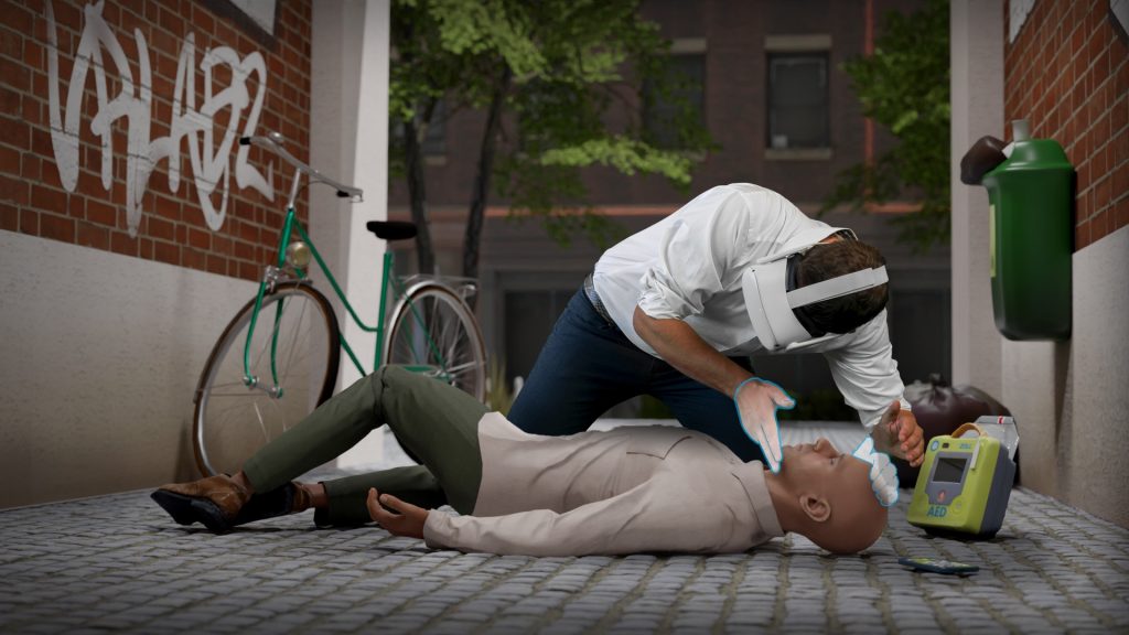 Virtual Reality CPR training